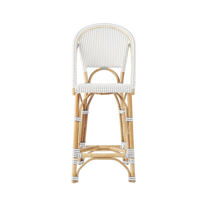 Bar Stools - Aleena Rattan Bar Stool Fog 66cm
