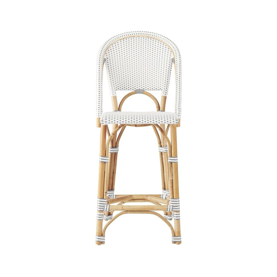 Bar Stools - Aleena Rattan Bar Stool Fog 66cm