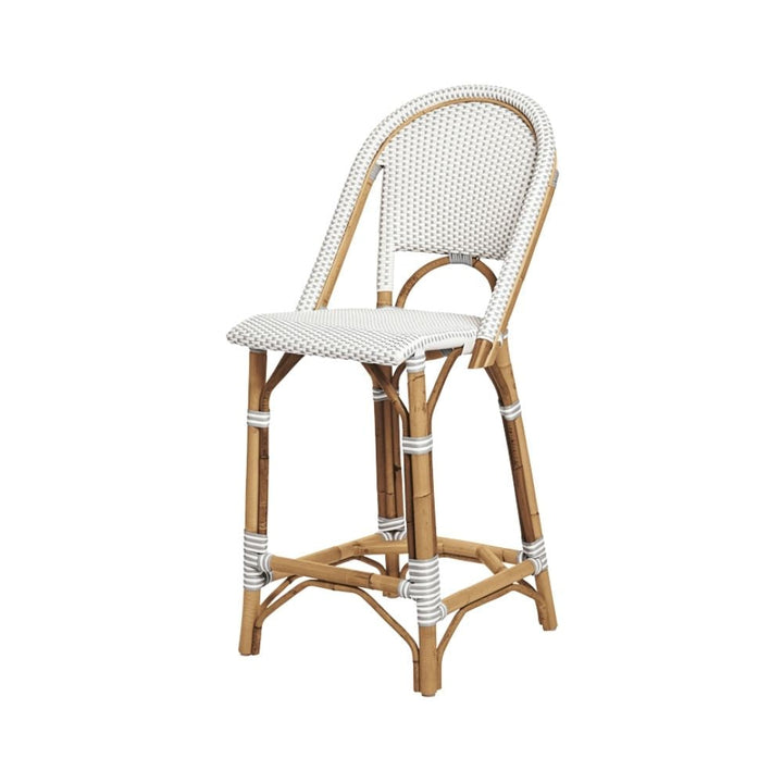 Bar Stools - Aleena Rattan Bar Stool Fog 66cm