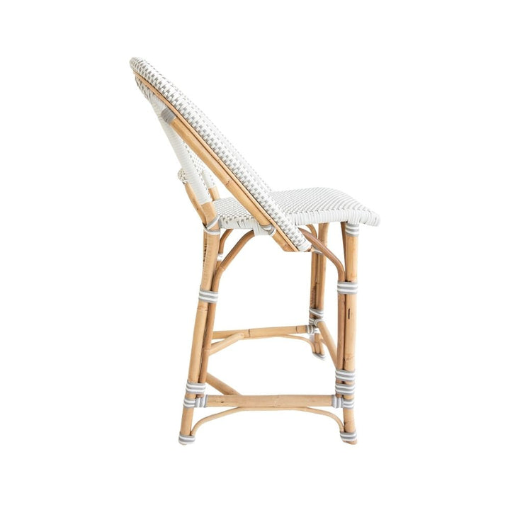 Bar Stools - Aleena Rattan Bar Stool Fog 66cm