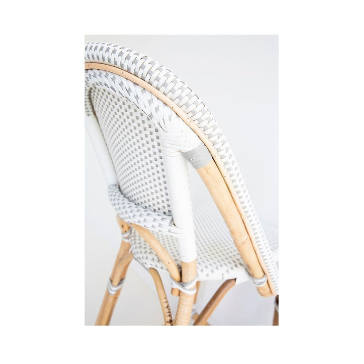 Bar Stools - Aleena Rattan Bar Stool Fog 66cm