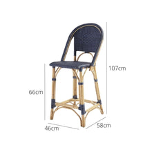 Load image into Gallery viewer, Bar Stools - Aleena Rattan Bar Stool Oceania 66cm