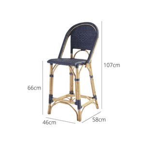 Bar Stools - Aleena Rattan Bar Stool Oceania 66cm
