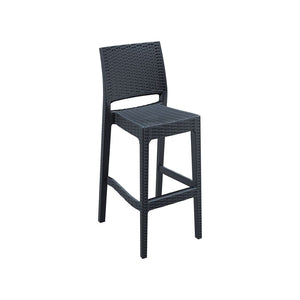 Bar Stools - Austin Outdoor Bar Stool Anthracite 75cm