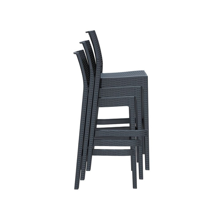 Bar Stools - Austin Outdoor Bar Stool Anthracite 75cm