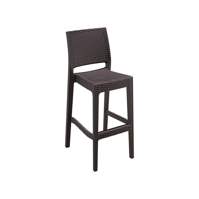 Bar Stools - Austin Outdoor Bar Stool Chocolate 75cm