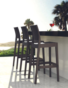 Bar Stools - Austin Outdoor Bar Stool Chocolate 75cm