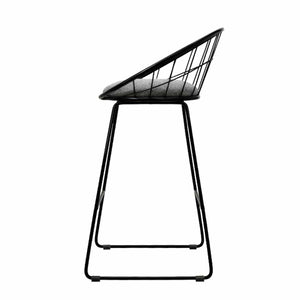 Cody Industrial Counter Stool (Set of 4) Grey 65cm