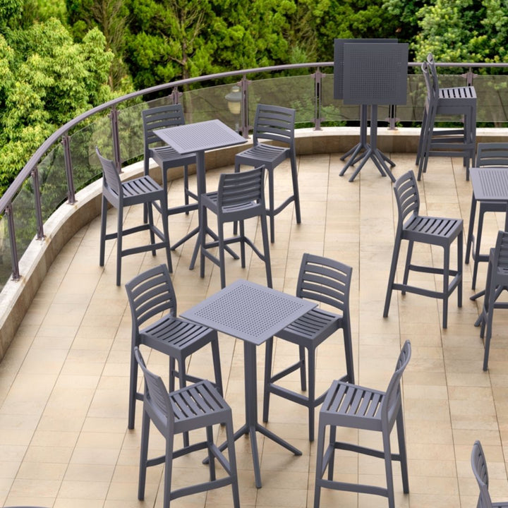 Bar Stools - Cleveland Outdoor Bar Stool Anthracite 75cm