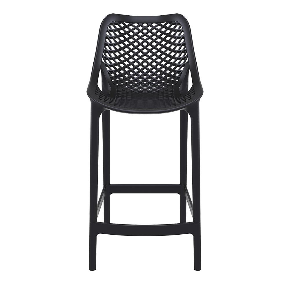 Bar Stools - Cleveland Outdoor Bar Stool Black 65cm