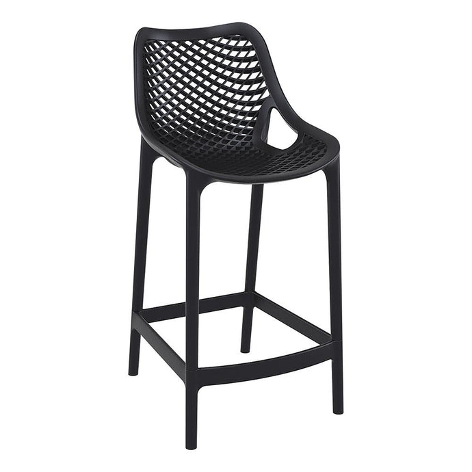 Bar Stools - Cleveland Outdoor Bar Stool Black 65cm