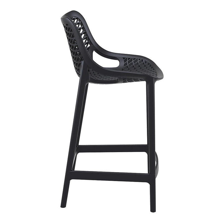 Bar Stools - Cleveland Outdoor Bar Stool Black 65cm