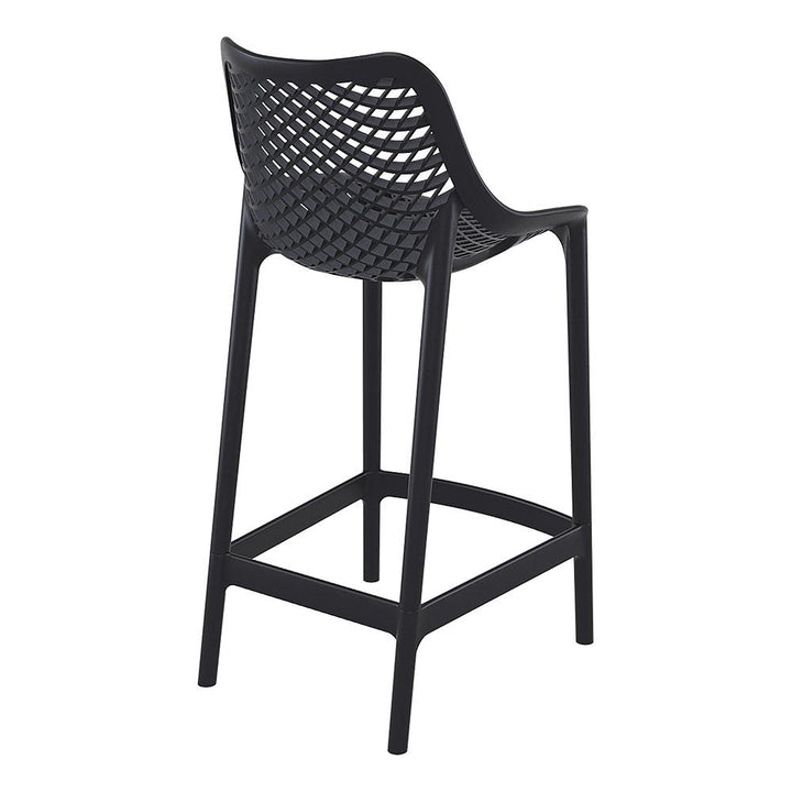 Bar Stools - Cleveland Outdoor Bar Stool Black 65cm