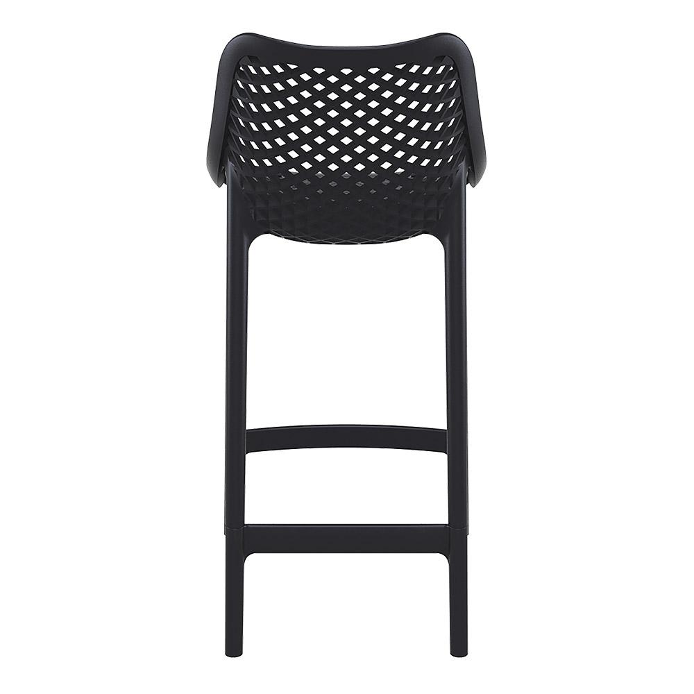 Bar Stools - Cleveland Outdoor Bar Stool Black 65cm