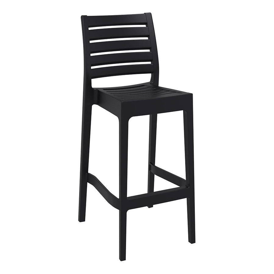 Bar Stools - Cleveland Outdoor Bar Stool Black 75cm