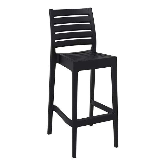 Bar Stools - Cleveland Outdoor Bar Stool Black 75cm