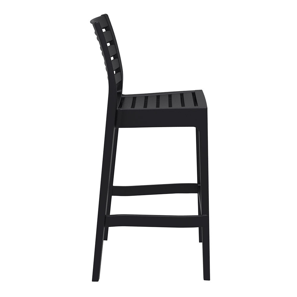 Bar Stools - Cleveland Outdoor Bar Stool Black 75cm