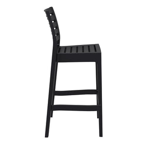 Bar Stools - Cleveland Outdoor Bar Stool Black 75cm