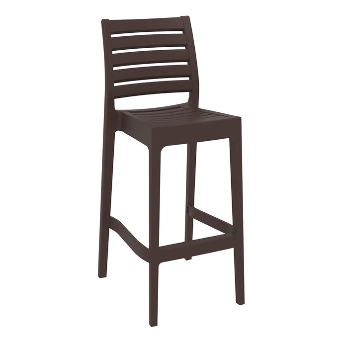 Bar Stools - Cleveland Outdoor Bar Stool Chocolate 75cm