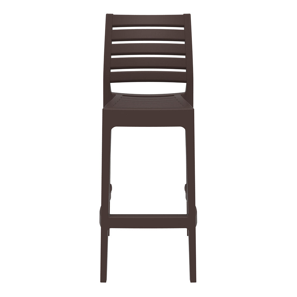 Bar Stools - Cleveland Outdoor Bar Stool Chocolate 75cm