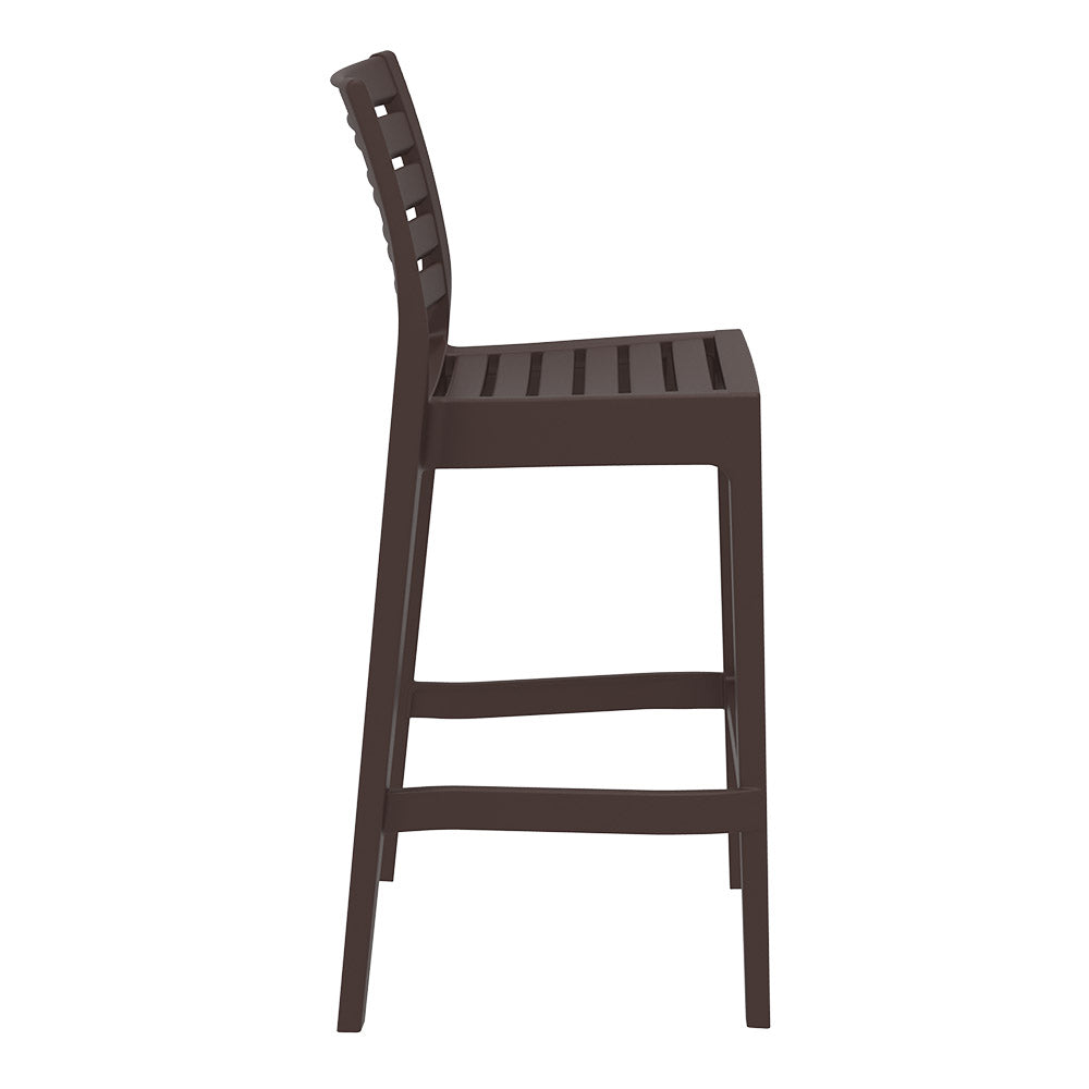 Bar Stools - Cleveland Outdoor Bar Stool Chocolate 75cm