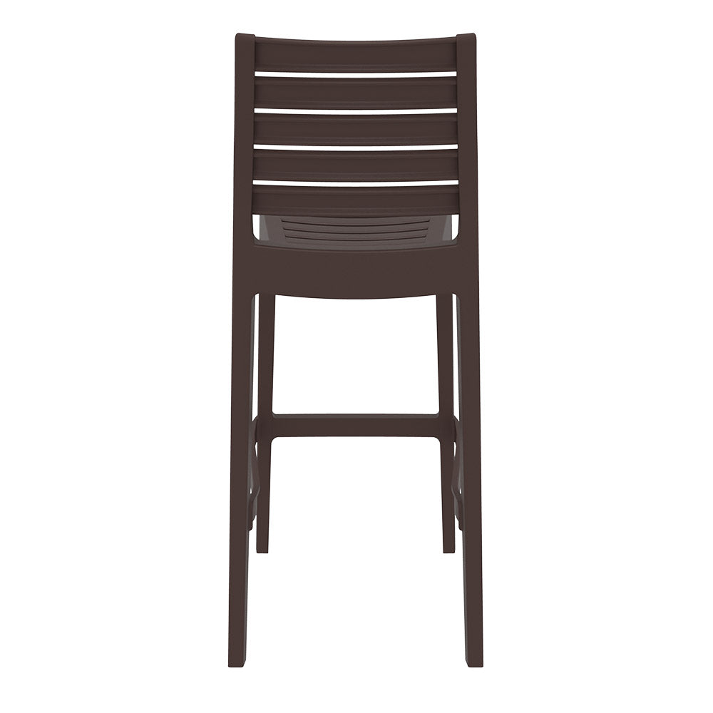 Bar Stools - Cleveland Outdoor Bar Stool Chocolate 75cm