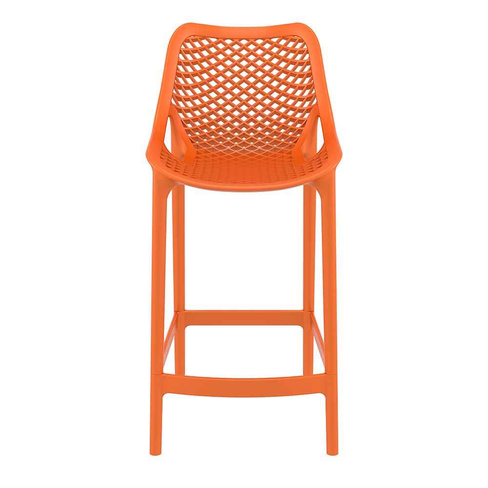 Bar Stools - Cleveland Outdoor Bar Stool Orange 65cm