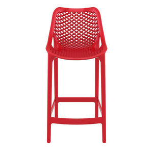 Bar Stools - Cleveland Outdoor Bar Stool Red 65cm
