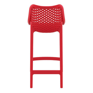 Bar Stools - Cleveland Outdoor Bar Stool Red 65cm