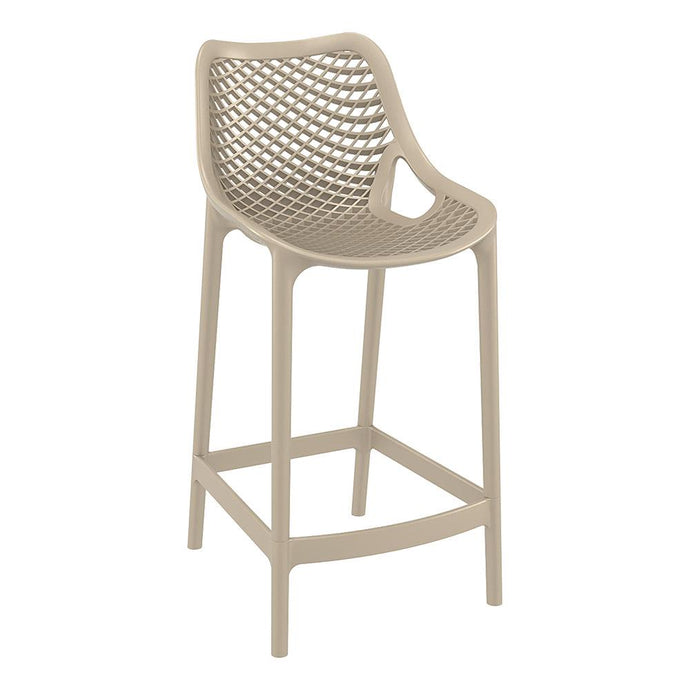 Bar Stools - Cleveland Outdoor Bar Stool Taupe 65cm