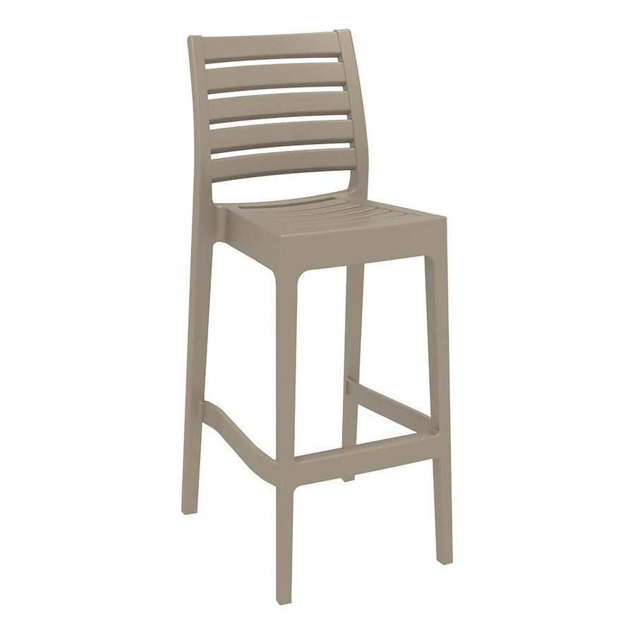 Bar Stools - Cleveland Outdoor Bar Stool Taupe 75cm