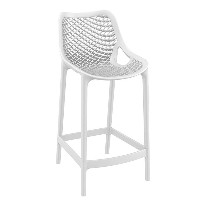 Bar Stools - Cleveland Outdoor Bar Stool White 65cm