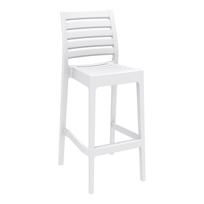 Bar Stools - Cleveland Outdoor Bar Stool White 75cm