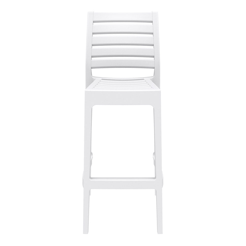 Bar Stools - Cleveland Outdoor Bar Stool White 75cm