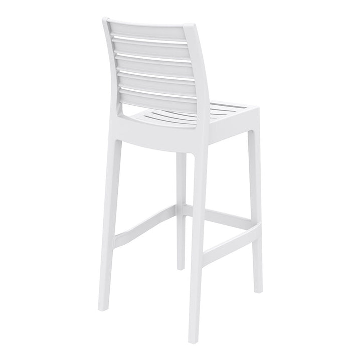 Bar Stools - Cleveland Outdoor Bar Stool White 75cm