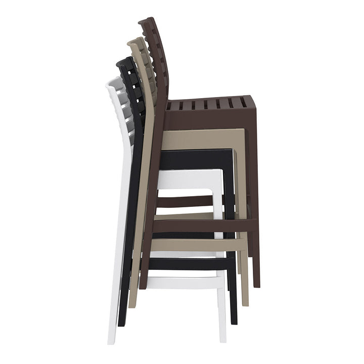 Bar Stools - Cleveland Outdoor Bar Stool White 75cm