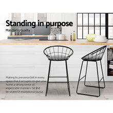 Load image into Gallery viewer, Cody Industrial Counter Stool (Set of 4) Grey 65cm