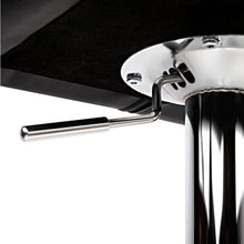 Load image into Gallery viewer, Bar Stools - Evan Leather Bar Stool Swivel (Set Of 2) Black