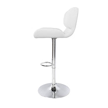 Load image into Gallery viewer, Bar Stools - Evan Leather Bar Stool Swivel (Set Of 2) White
