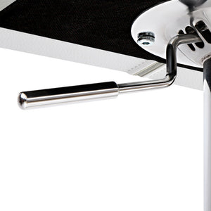 Bar Stools - Evan Leather Bar Stool Swivel (Set Of 2) White
