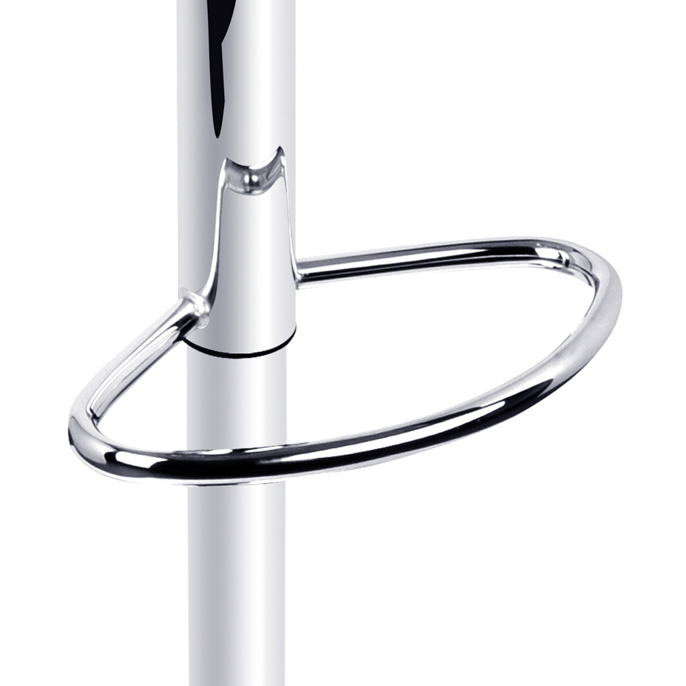 Bar Stools - Evan Leather Bar Stool Swivel (Set Of 4) White
