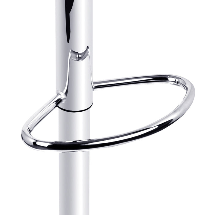 Bar Stools - Evan Leather Bar Stool Swivel (Set Of 4) White