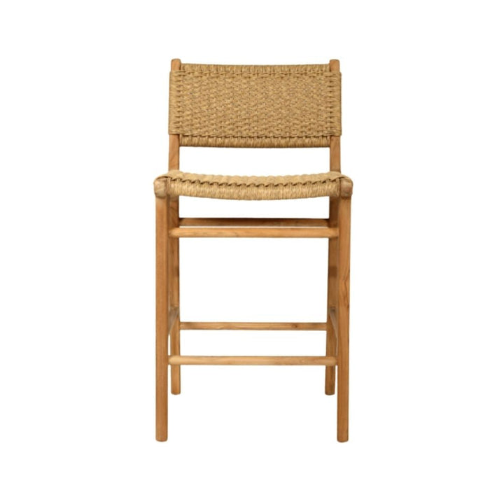 Bar Stools - Kai Wooden Bar Stool Sand (Close Weave) 65cm