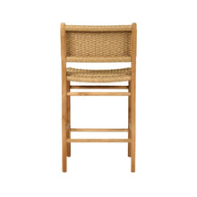 Load image into Gallery viewer, Bar Stools - Kai Wooden Bar Stool Sand (Close Weave) 65cm