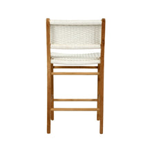 Load image into Gallery viewer, Bar Stools - Kai Wooden Bar Stool White (Close Weave) 65cm