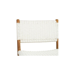 Bar Stools - Kai Wooden Bar Stool White (Close Weave) 65cm