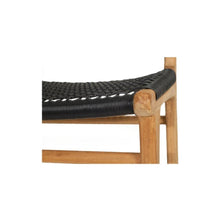 Load image into Gallery viewer, Bar Stools - Mahlia Kitchen Stool Wooden Cord Black 65cm