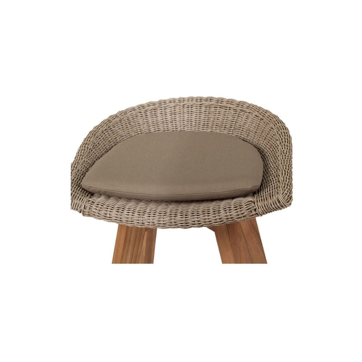 Bar Stools - Mahlia Outdoor Bar Stool Backless (Set Of 2) Mushroom 66cm