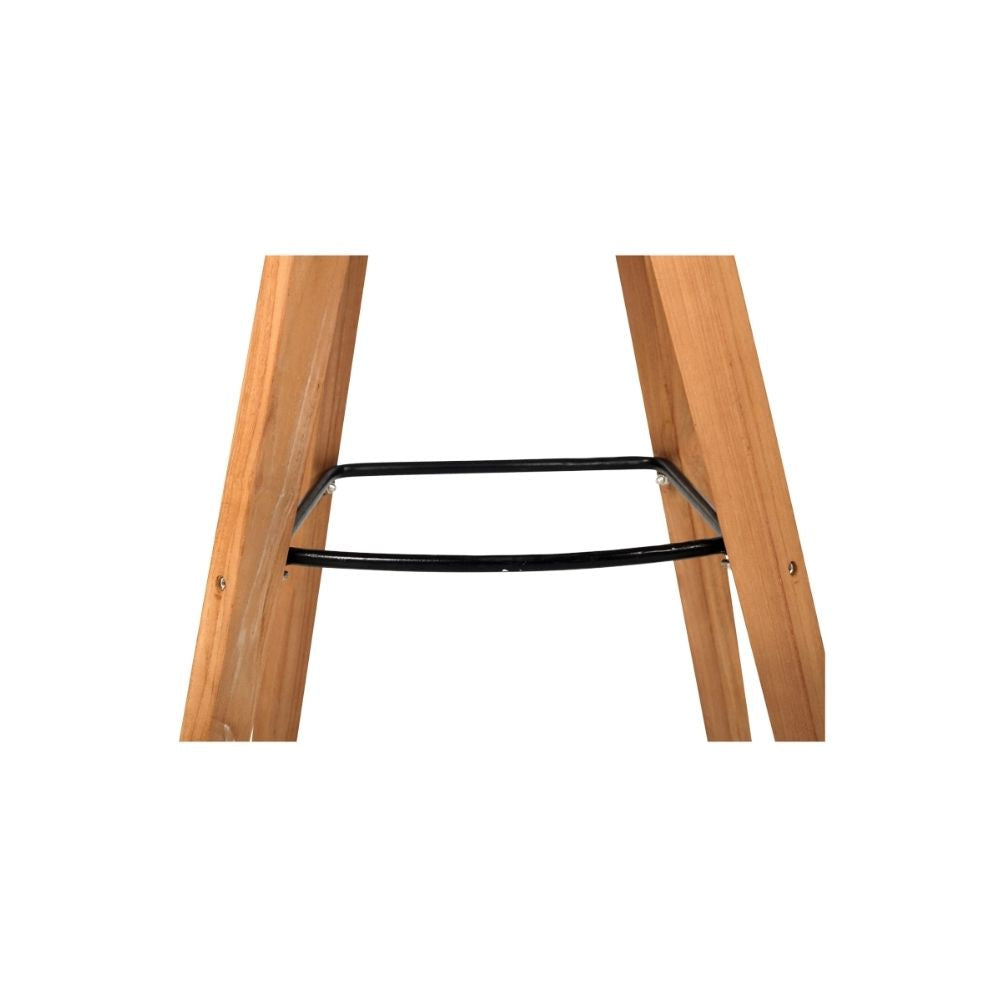 Bar Stools - Mahlia Outdoor Bar Stool Backless (Set Of 2) White 66cm