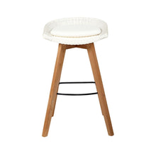 Load image into Gallery viewer, Bar Stools - Mahlia Outdoor Bar Stool Backless (Set Of 2) White 76cm
